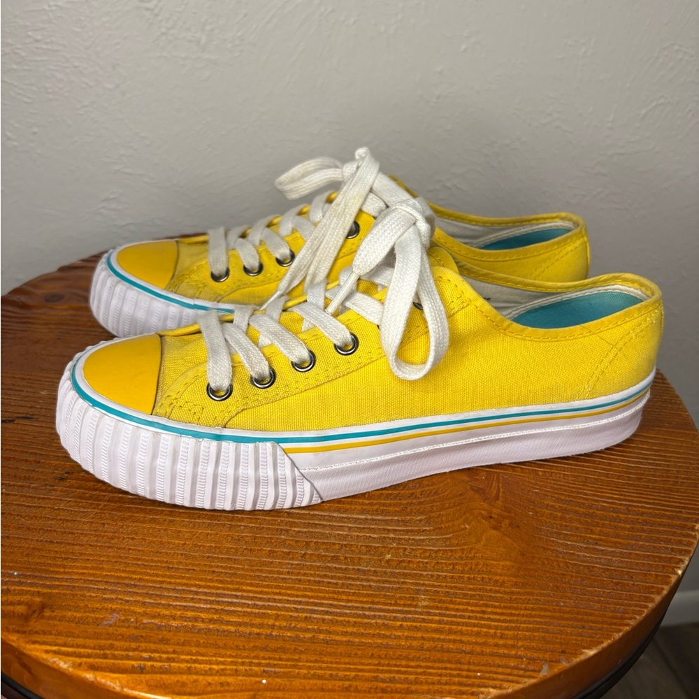 P.F. Flyers Yellow Sneakers View 3